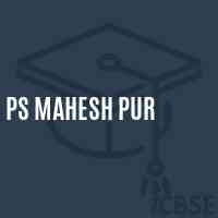 Ps Mahesh Pur Primary School Logo