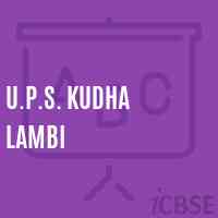 U.P.S. Kudha Lambi Middle School Logo