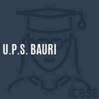 U.P.S. Bauri Middle School Logo
