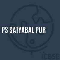 Ps Satyabal Pur Primary School Logo
