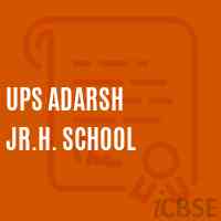Ups Adarsh Jr.H. School Logo