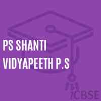 Ps Shanti Vidyapeeth P.S Primary School Logo