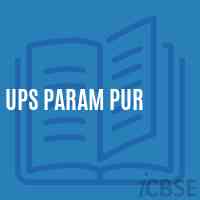 Ups Param Pur Middle School Logo