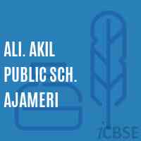 Ali. Akil Public Sch. Ajameri Primary School Logo
