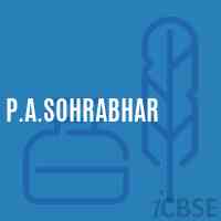 P.A.Sohrabhar Primary School Logo