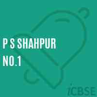 P S Shahpur No.1 Primary School Logo