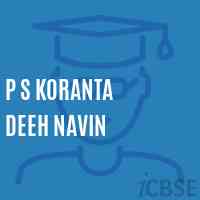 P S Koranta Deeh Navin Primary School Logo