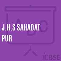 J.H.S Sahadat Pur Middle School Logo