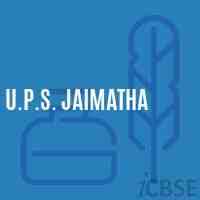 U.P.S. Jaimatha Middle School Logo