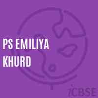 Ps Emiliya Khurd Primary School Logo