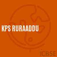 Kps Ruraaddu Primary School Logo