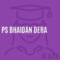 Ps Bhaidan Dera Primary School Logo