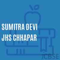 Sumitra Devi Jhs Chhapar Middle School Logo