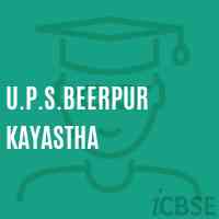 U.P.S.Beerpur Kayastha Middle School Logo