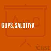 Gups,Salotiya Middle School Logo