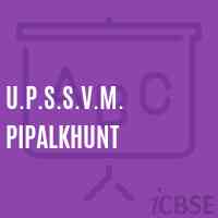 U.P.S.S.V.M. Pipalkhunt Middle School Logo