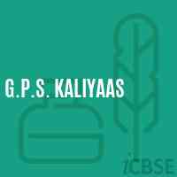 G.P.S. Kaliyaas Primary School Logo