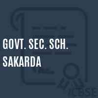 Govt. Sec. Sch. Sakarda Secondary School Logo
