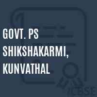 Govt. Ps Shikshakarmi, Kunvathal Primary School Logo