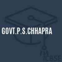 Govt.P.S.Chhapra Primary School Logo