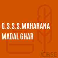G.S.S.S.Maharana Madal Ghar High School Logo