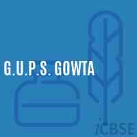 G.U.P.S. Gowta Middle School Logo