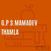 G.P.S.Mamadev Thamla Primary School Logo