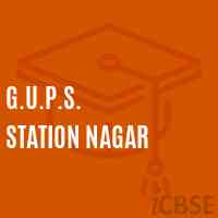 G.U.P.S. Station Nagar Middle School Logo