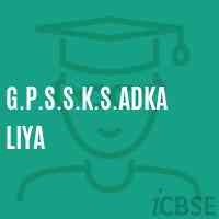 G.P.S.S.K.S.Adkaliya Primary School Logo