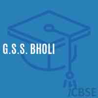 G.S.S. Bholi Secondary School Logo