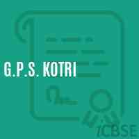 G.P.S. Kotri Primary School Logo