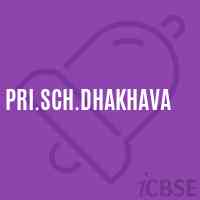 Pri.Sch.Dhakhava Primary School Logo