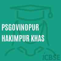 Psgovindpur Hakimpur Khas Primary School Logo