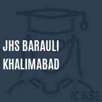 Jhs Barauli Khalimabad Middle School Logo