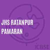 Jhs Ratanpur Pamaran Middle School Logo
