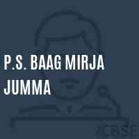 P.S. Baag Mirja Jumma Primary School Logo