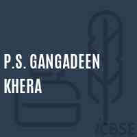 P.S. Gangadeen Khera Primary School Logo