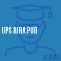 Ups Hira Pur Middle School Logo