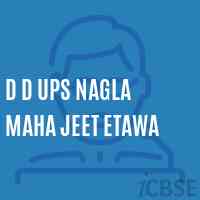 D D Ups Nagla Maha Jeet Etawa Secondary School Logo