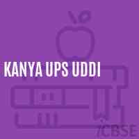 Kanya Ups Uddi Middle School Logo
