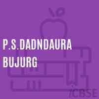 P.S.Dadndaura Bujurg Primary School Logo
