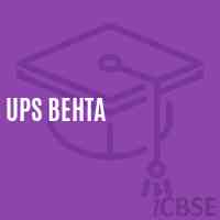 Ups Behta Middle School Logo