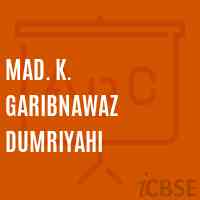Mad. K. Garibnawaz Dumriyahi Middle School Logo