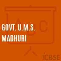 Govt. U.M.S. Madhuri Primary School Logo