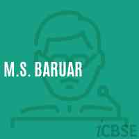 M.S. Baruar Middle School Logo