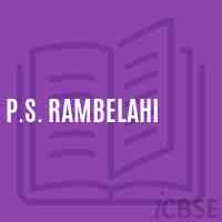 P.S. Rambelahi Primary School Logo