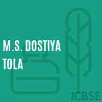 M.S. Dostiya Tola Middle School Logo