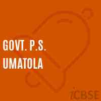 Govt. P.S. Umatola Primary School Logo