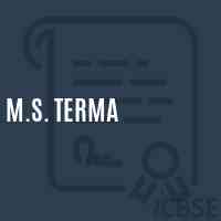 M.S. Terma Middle School Logo