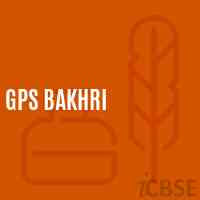 Gps Bakhri Primary School Logo